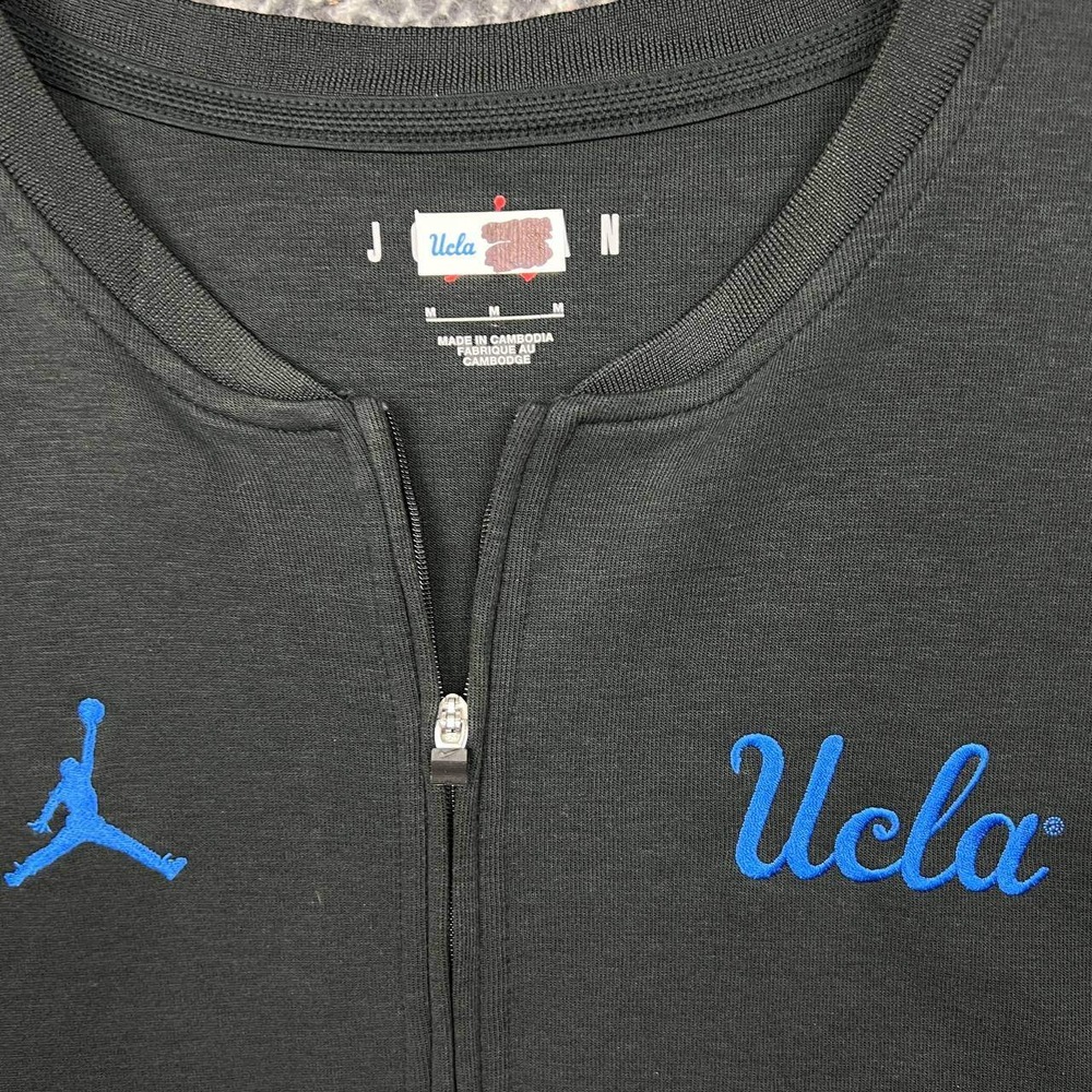 UCLA Bruins x Air Jordan Sweatshirt Men Medium Dri-FIT 1/4 Zip Pullover NCAA M - Picture 3 of 9